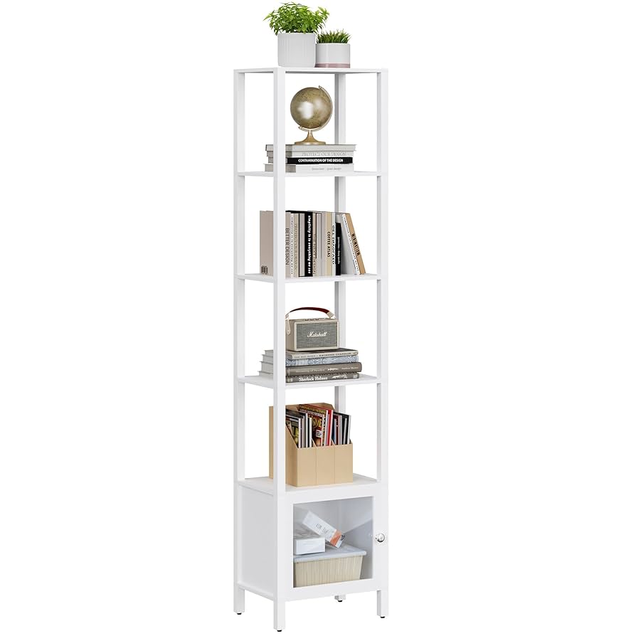 Amazon.com: TUTOTAK 6 Tier Bookcase and Bookshelf, Narrow
